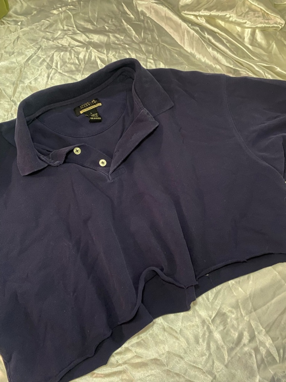 Button up crop top